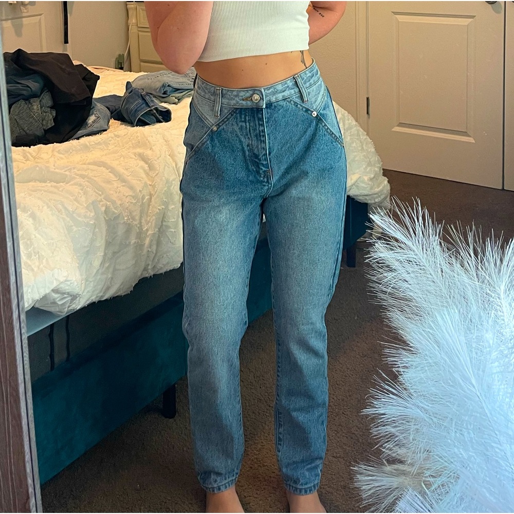 Princess Polly jeans! Unique detail, super cute!